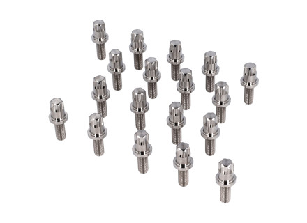 Exhaust manifold Titanium bolt set M8x21 for Porsche 986 / 996 / 987.1 / 987.2 / 997.2 / 981 / 991 / GT4 - 99907353501, 99907347101, 99907353502