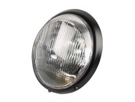 Headlamp, black rim. Porsche 911 1969-86 (non leveling type) LHD CARS - 91163111302, 911.631.113.02, 1695100200