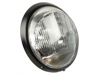 Headlamp, black rim. Porsche 911 1969-86 (non leveling type) LHD CARS - 91163111302, 911.631.113.02, 1695100200 Headlamp, black rim. Porsche 911 1969-86 (non leveling type) LHD CARS - 91163111302, 911.631.113.02, 1695100200