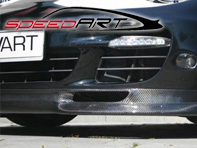 Front Chin Spoiler SpeedART BTR-II Carbon. Porsche 997 Turbo
