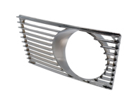 Grille pour phare additionnel, Chrome. Porsche 914 - 91455923510, 91455923610 - 1684550870, 1684550880