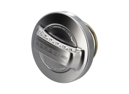 Tankdop. Aluminiumlook. Porsche 911 / 964 / 993. - PCG20127100