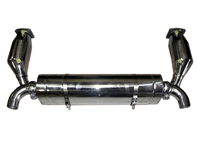 Sports exhaust rear silencer and catalytic converters Porsche 997 GT2 and GT2 RS Sports exhaust rear silencer and catalytic converters Porsche 997 GT2 and GT2 RS
