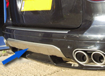 Facelift Rear Bumper Lower Trim Porsche 957 Cayenne