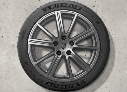 Jantes alliage 20" Panamera Turbo et pneus été Porsche d'origine - 976044660B