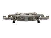 Silenziatore di scarico sportivo con valvola bypass Z-pipe in titanio. Porsche 718 GT4 RS / Spyder RS - 9GT251053A, 9GT251053B - 9M9GT25105B