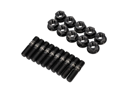 Titanium stud and nut kit, OPF to silencer. Porsche 718 GT4 / Spyder / GTS - PAF007637 - 9M718TISTUD