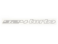 “924 TURBO” 后贴纸,黑色。保时捷 924 Turbo - 477853627B “924 TURBO” 后贴纸,黑色。保时捷 924 Turbo - 477853627B