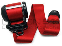 Seat Belts Front Cabrio in RED. Porsche 996 - 99680398103N13, 99680398207N13 Seat Belts Front Cabrio in RED. Porsche 996 - 99680398103N13, 99680398207N13