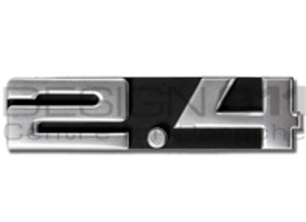 '2.4' Badge for rear ventilation grille. Porsche 911 1972 - 91155901500, 91155901502