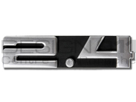 Badge '2.4' per griglia di aerazione posteriore. Porsche 911 del 1972 - 91155901500, 91155901502 Badge '2.4' per griglia di aerazione posteriore. Porsche 911 del 1972 - 91155901500, 91155901502
