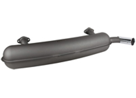 Marmitta di scarico / scatola posteriore Silenziatore. Con omologazione TÜV/CEE Porsche 911 1965-73 2 IN / 1 OUT - 92210S, 92210, 92210OE, 1620607600, 1620609000, 1620607800, 91111102500, 91111102505, 91122092210S, 91122092210, 91122092210OE - 1620607600