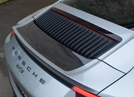 Rear ducktail spoiler carbon fibre. Porsche 991.2 - 99150424125G2X, 99150498119G2X, 99150498121G2X - 991.2.24.01.BC, 991.2.24.01.PR, 991.2.24.01.GB, 991.2.24.01.VGC