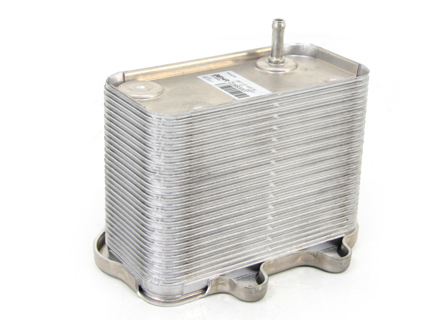Radiator oil cooler on engine. Porsche 997 3.8L - 99710702500, 99710702502 - 8MO376729621