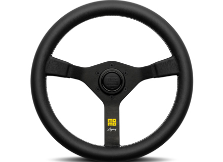 Volante MOMO Legacy - 350 mm, in pelle nera - VLEGACY35BLKR