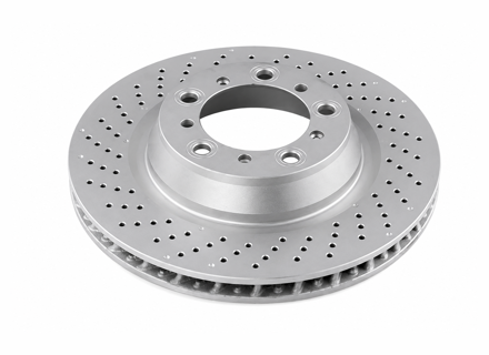 Brake Disc Rotor Rear. Porsche 981 Boxster Spyder / 982 Boxster GTS / 982C Cayman GTS - 98135240300, 98135240400 - 19056, 19092