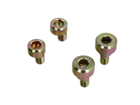 Exzenterschrauben für die Befestigung des hinteren Längslenkers an der Federplatte, Satz mit 4 Stück. Porsche 911 1974–89 - 90133313306, 90133313304, 90133313305