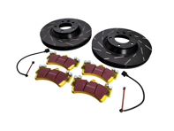 Set di dischi e pastiglie freno sportivi ANTERIORI. Porsche 955 Cayenne turbo - 95535140150, 95535140151, 95535140250, 95535140251, 95535193910, 95535193911, 95535193912, 95535193913, 95535193914, 95535193915, 95535193916, 95561236552