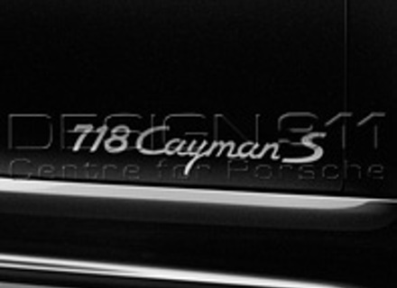 718 CAYMAN Model designation on doors - 98204480011041, 98204480011V04