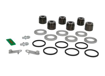 Performance Front Brake Caliper Piston and Seal Kit 34mm, 36mm and 38mm. Porsche 955 Cayenne 3.2ltr / 957 Cayenne 3.6ltr - 95535191501, 95535191502 - 673402