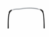 Targa de sello de barra antivuelco trasera. Porsche 911 1970-73 - 90156509144