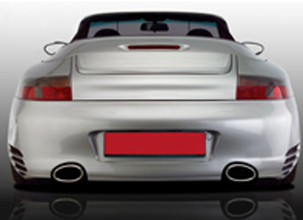 Rear bumper turbo look. Porsche 911 (996) 1997-2006
