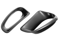 TechArt koolstofvezel luchtinlaten in de achtervleugel. Porsche 991 turbo / GT3 RS - 091.121.480.009, 091.121.480.009G, 99150437100E10, 99150437200E10