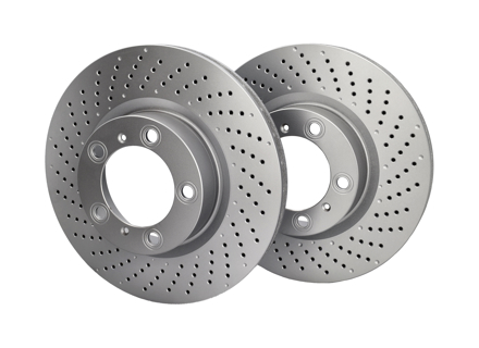 Remschijf, Voor. Porsche 997 MKII / 991 / 981 / 982 Boxster / 981C / 982C Cayman (OE-onderdeelnr. 99735140101 / 99735140201) - 99735140101, 99735140201