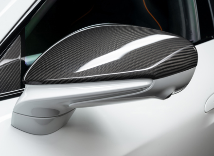 TechArt Side Mirror Trims, Carbon, Pair. Porsche 9J1.1 / 9J1.2 Taycan - 09J.121.320.009, 9J.121.320.001, 9J.121.320.002, 9J.121.320.003, 9J.121.320.004 - 09J.121.320.009