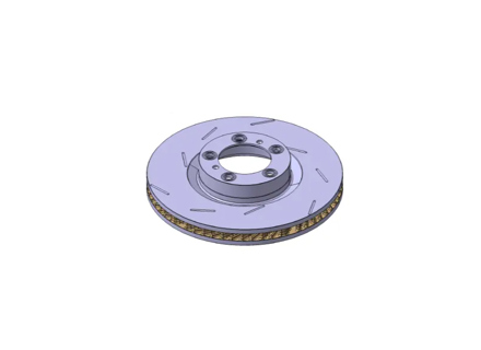 Brake disc rotor, FRONT. Porsche 971.1 / 971.2 / 976 Panamera (OE Part No. 971615301L / 971615302L) - 971615301L, 971615302L, 971615301F, 971615302F - 09.E899.11, 09.E900.11