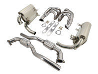 Sports Exhaust, Headers & Replacement Catalytic Converter Package Porsche 996 C2 / C4 / C4S - 99611112257, 99611113254, 99611198404, 99611113274, 99611113275, 99611113270, 99611198405, 99611113168, 99611198504, 99611113174, 99611113175, 99611113170, 99611198505, 99611112157, 99611113154