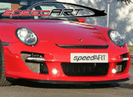 Front Bumper with lower lip and air duct SpeedArt BTR-XL. Porsche 997 Carrera / S