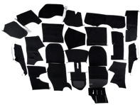 Complete tapijtset interieur voor Porsche 911 74-84 Coupe LHD