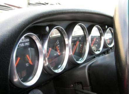 Rennline-Aluminium-Instrumenteneinfassungen. Porsche 911/912/930/964/993 - I04
