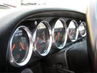 Rennline Aluminium Gauge Bezels. Porsche 911/912/930/964/993 - I04 Rennline Aluminium Gauge Bezels. Porsche 911/912/930/964/993 - I04