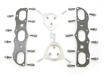 Exhaust manifold gaskets & titanium fitting kit for Porsche 997.2 - 99711110731, 90007536502, 99711111330, 90091000303, 99907353501