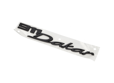 Targhetta posteriore con scritta "911 Dakar", nero opaco. Porsche 992.1 Dakar 2019-24 - 992853675NOK1, 992853675N