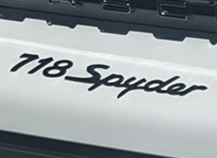 Stemma posteriore '718 Spyder' per Porsche 718 (982) Boxster Spyder - 98204480083041