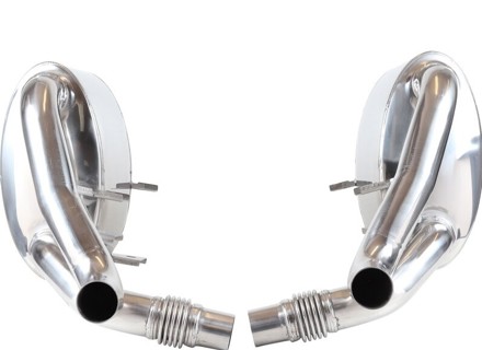 Exhaust muffler / silencer set. Porsche 997.1 - 97300S, 1620602110, 97.300S, 99711121203, 99711123203, 99711121202, 99711123202, 99711141204, 99711143204, 99711110500, 99711110600, 99711161103, 99711121103 - 97.300S, 1620602110