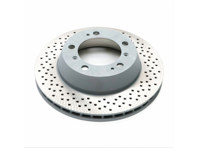 Brake disc rotor Rear, drilled monoblock, 299x24mm. Porsche 986 (OE Part No 98635240301) - 98635240301 - PRX39863