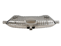 Exhaust muffler / silencer Sports exhaust OE Style without tailpipes. With TÜV/EEC approval. Porsche Boxster 986 - 94.300S, 93400S, 1620606800, 98622094903S, 94.903S, 162070440, 98622094902S, 94.902S, 1620704500, 98622094904S, 94.904S, 16220703900, 98622094905S, 94.905S, 1620704000, 99611114105, 99611114202, 99611114211, 99611115101, 99611115202 - 94.300S, 1620606800