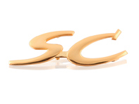 Rear badge 'SC'. Porsche 356C - 64455930307 Rear badge 'SC'. Porsche 356C - 64455930307