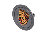 Wheel Cap Seal Grey with Gold Crested for Porsche - 993361303106B4, 993.361.303.10.6B4