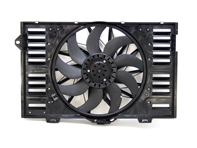 Water radiator air duct with fan. Porsche 970 Panamera Water radiator air duct with fan. Porsche 970 Panamera