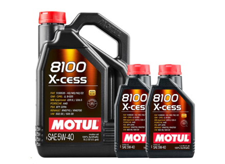 MOTUL 8100 X-CESS 5W-40 engine oil 7ltr - 102870, 102784