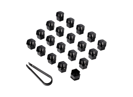 Couvre-boulons de roue noirs. Porsche 996/986/987/997/Caïman Couvre-boulons de roue noirs. Porsche 996/986/987/997/Caïman