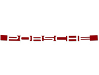 Rear logo 'PORSCHE', sticker in Guards Red. Porsche 911 72-73 - 91155903500, 91155903501, 91155903503 Rear logo 'PORSCHE', sticker in Guards Red. Porsche 911 72-73 - 91155903500, 91155903501, 91155903503