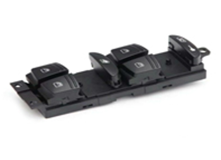 Bedieningsschakelaar portierruit bestuurderszijde. Porsche 955 / 957 Cayenne - 95561315602, 95561315601 - KPS-294