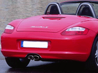 Rear bumper. Porsche Boxster 987 MKI  (OE Part NO. 98750541136G2X / 98750529112) - 98750541100G2X, 98750529100