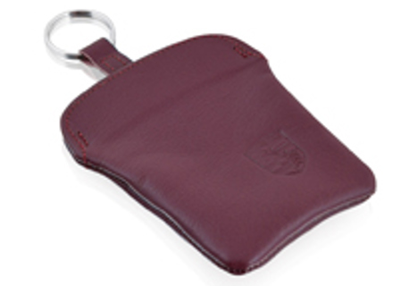 Leather Key pouch in Burgundy for Porsche - PCG044100003MX